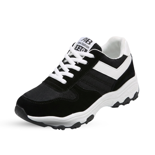 Baskets Chunky Femme Rose Daim Mesh — Sneakers Plateforme Respirant Antichoc Lacets Semelle Caoutchouc Chaussures Marche Casual Tailles 35–40