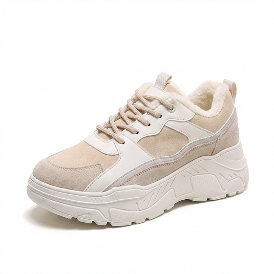 Baskets Chunky Plateforme Femme — Dad Shoes Noir Blanc Rose — Grosse Semelle Mesh Respirant 2026