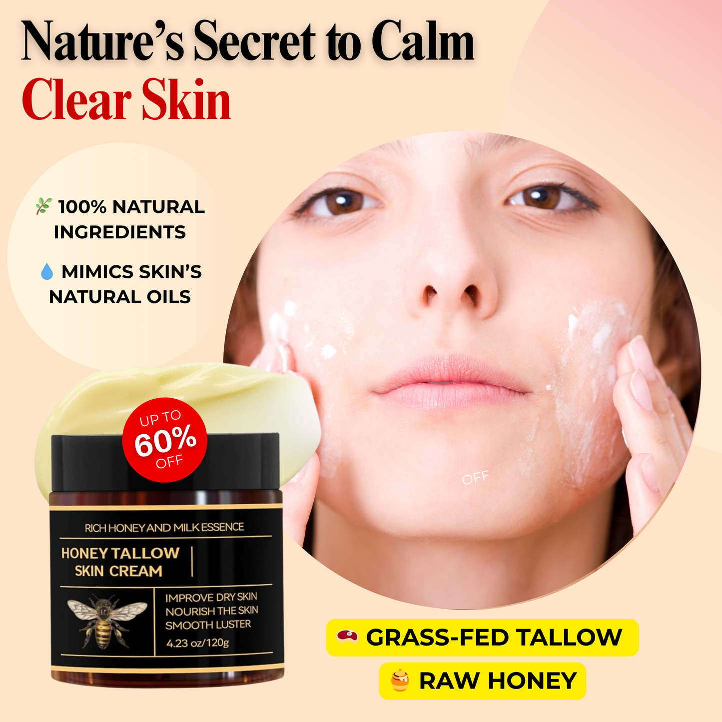 Tallow Honey Facial Balm