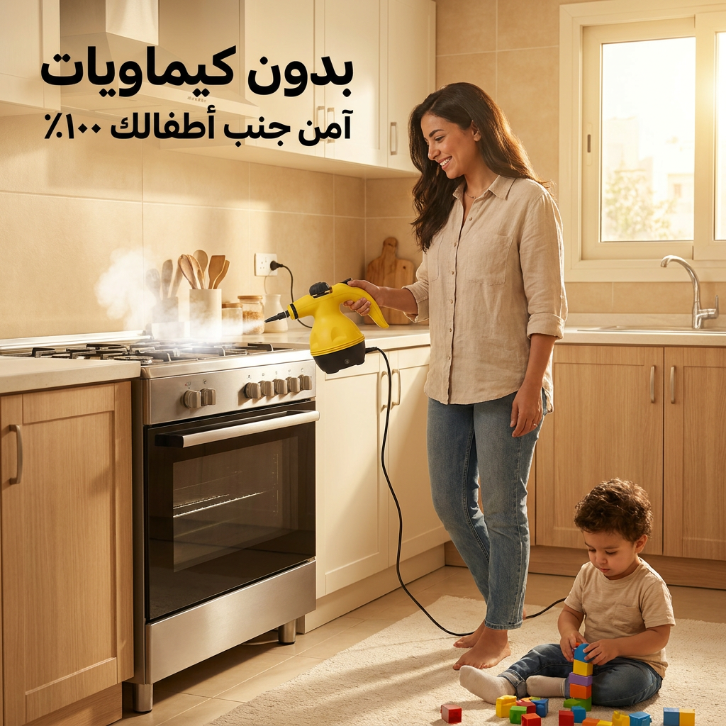 جهاز البخار المحمول — نظّف بقوة، وفّر أكتر - شحن مجاني